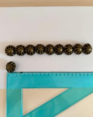 Bottoni vintage bronzo antichizzato