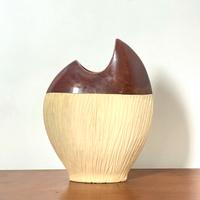 Vaso scultoreo in Ceramica Vintage Anni 70 -