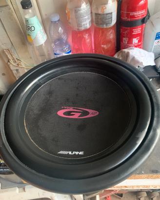 Sub Woofer Alpine  800w