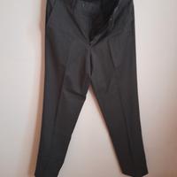 Pantalone da giacca grigio scuro taglia 50 in lana