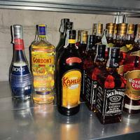 Lotto 23 bottiglie di superalcolici 