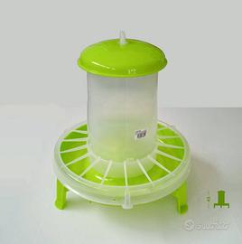 3 mangiatoie a tramoggia per polli e pulcini