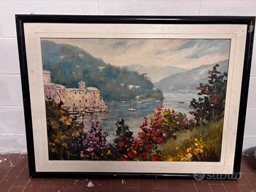 Dipinto “PORTOFINO” olio su tela di S.Martinico