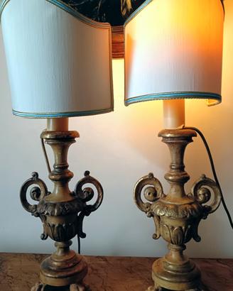 Coppia di antiche lampade veneziane