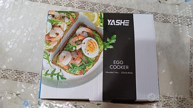 YASHE Cuociuova elettrico in acciaio inox