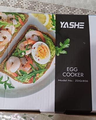 YASHE Cuociuova elettrico in acciaio inox