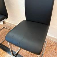 Sedie ecopelle nera mondo convenienza moderne