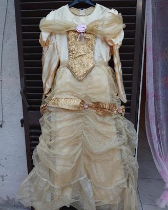 vestito di carnevale "la bella e la bestia "