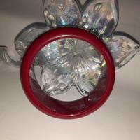 Bracciale rosso in resina