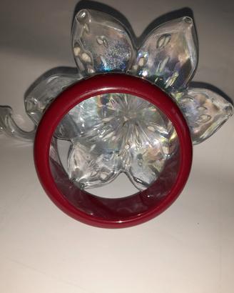Bracciale rosso in resina
