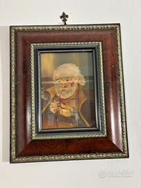 Quadro vintage con cornice decorata