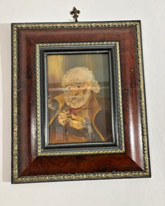 Quadro vintage con cornice decorata