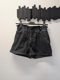 Shorts di jeans neri