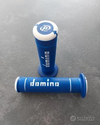MANOPOLE MOTO SCOOTER DOMINO BIANCO BLUE