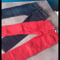 Due pantaloni Skinny bambino 4 anni, Okaidi 104 cm