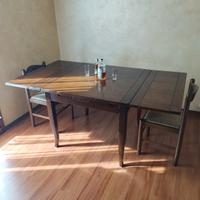 tavolo in legno 100x100