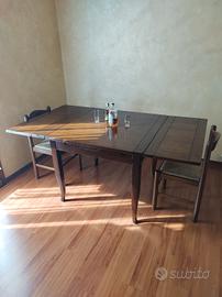 tavolo in legno 100x100