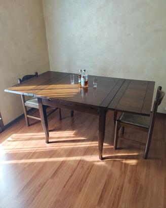 tavolo in legno 100x100