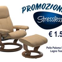 Stressless poltrona relax in pelle PROMO