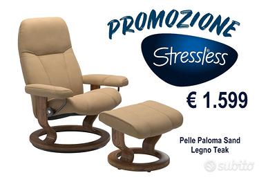 Stressless poltrona relax in pelle PROMO