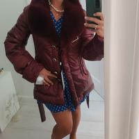 Giubbotto in tessuto di seta e piuma d oca