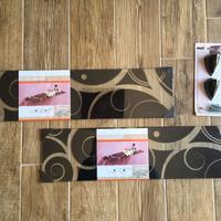 Coppia di mensole in vetro NUOVE