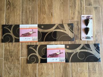 Coppia di mensole in vetro NUOVE