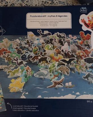 puzzle Educativo Mythes and legend