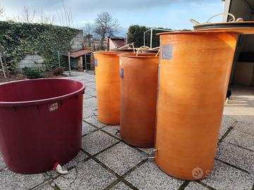 Set Botti in vetroresina e sottospina