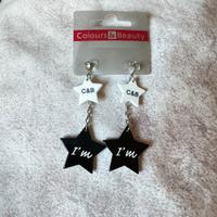 Orecchini lunghi a stella anni 2000