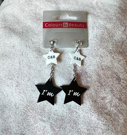 Orecchini lunghi a stella anni 2000