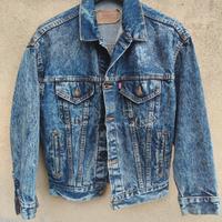 giubbotto giacca Levis USA vintage acido wash