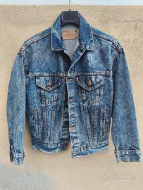 giubbotto giacca Levis USA vintage acido wash