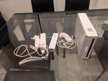 Nintento Wii RVL001 con doppio Joystick e Nunchuck