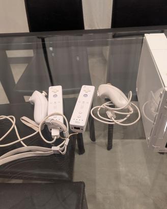 Nintento Wii RVL001 con doppio Joystick e Nunchuck