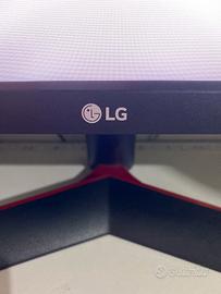 monitor LG da gaming nella sua confezione original