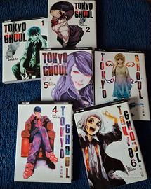 Manga "Tokyo Ghoul" vol.1 - 6