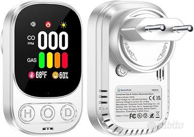 Rilevatore di Gas e Monossido di Carbonio con Spin