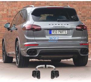 TERMINALI SCARICO PORSCHE CAYENNE 17- LOOK GTS NER