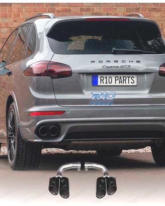 TERMINALI SCARICO PORSCHE CAYENNE 17- LOOK GTS NER