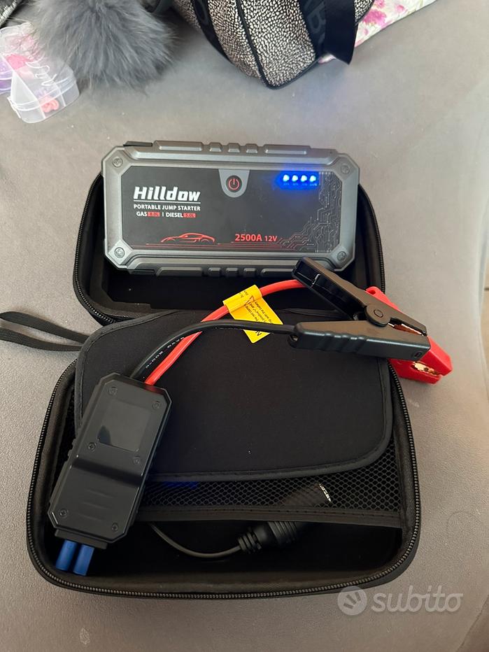 Jump Starter Portatile 2200a Avviatore Batteria Auto Moto 12v  Caricabatteria Usb 