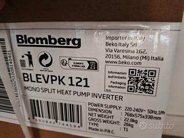 climatizzatore  12000 nuovo