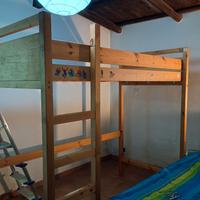 letto soppalco legno  IKEA