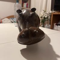 Ippopotamo di legno