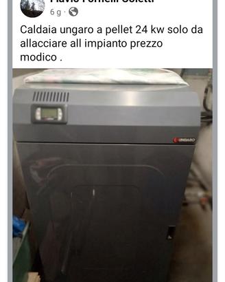 caldaia  ungaro  a pellet