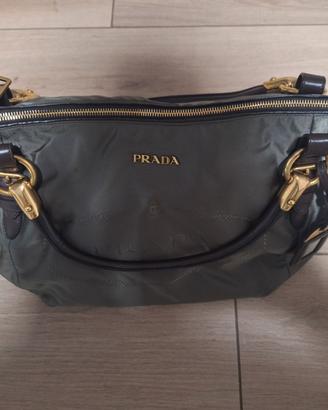 Borsa Prada Jacquard verde oliva