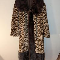 pelliccia di ocelot e visone