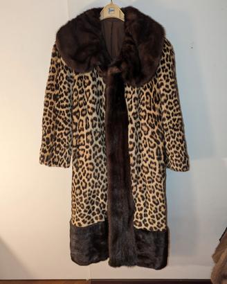 pelliccia di ocelot e visone