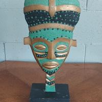 Scultura Maschera Sudamericana 