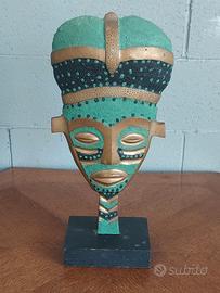 Scultura Maschera Sudamericana 